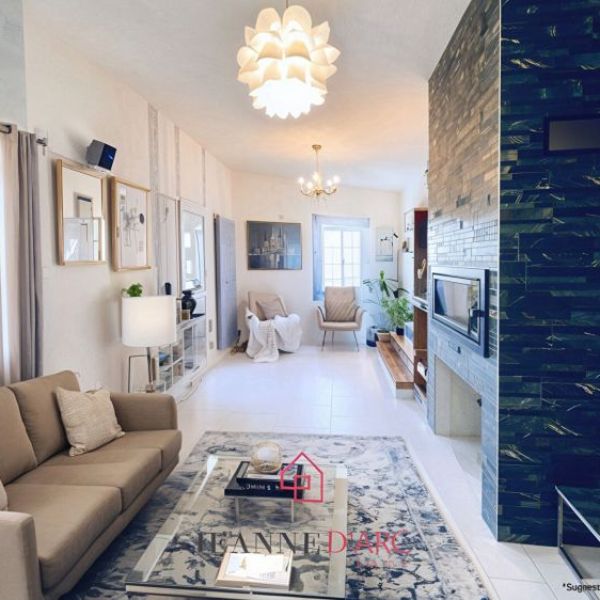 
Maison familiale Moulineaux 9p / 5ch / jardin / sous-sol complet
