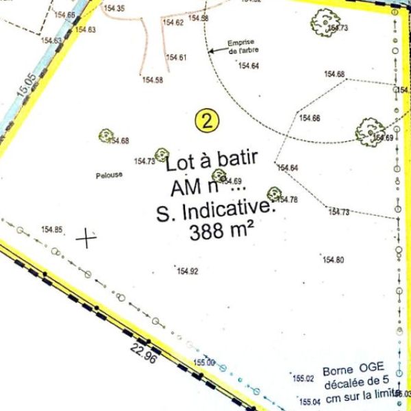 
Rare à la vente : Joli Terrain Bois Guillaume 388 m2
