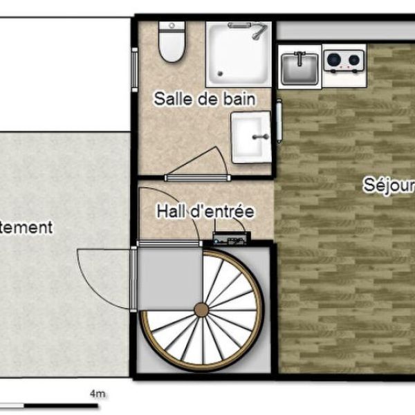 APPARTEMENT T1 ROUEN CENTRE - REF 1407