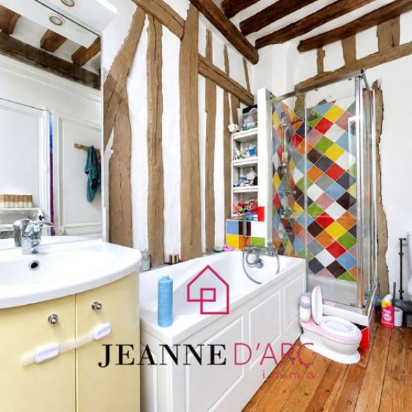 ROUEN - QUARTIER BEAUX ARTS - APPARTEMENT T2bis /T3 - AVEC JARDIN PRIVATIF - COUP DE COEUR