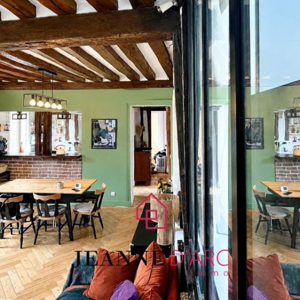 ROUEN - QUARTIER BEAUX ARTS - APPARTEMENT T2bis /T3 - AVEC JARDIN PRIVATIF - COUP DE COEUR